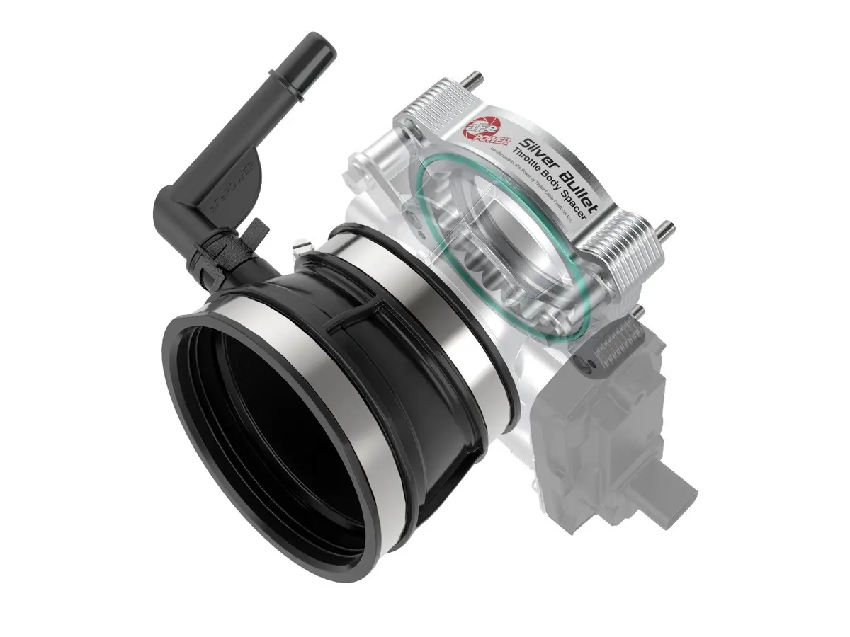 Afe Silver Bullet Throttle Body Spacer For Stock Air Intake Kit For '20-'25 C8 Corvette 2