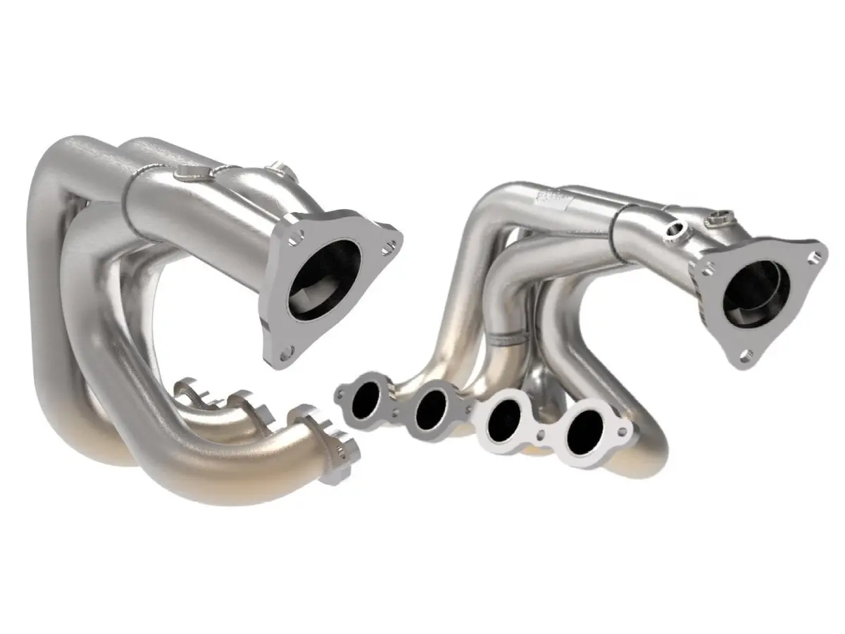 Afe 1-7/8" Twisted Steel 304 Stainless Steel Headers For '20-'25 C8 Corvette 1