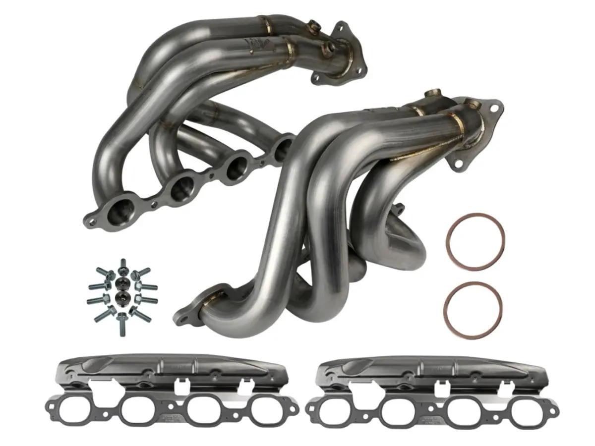 Afe 1-7/8" Twisted Steel 304 Stainless Steel Headers For '20-'25 C8 Corvette 3