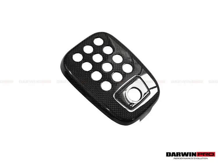 Darwinpro 2015-2019 Ferrari 488 Gtb/Spyder Dry Carbon Fiber Rear Black Light Cover W/ Camera Hole 2