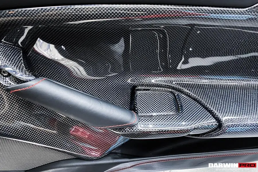 Darwinpro 2015-2020 Ferrari 488 Gtb/Spyder Carbon Fiber Door Handle Interior 1