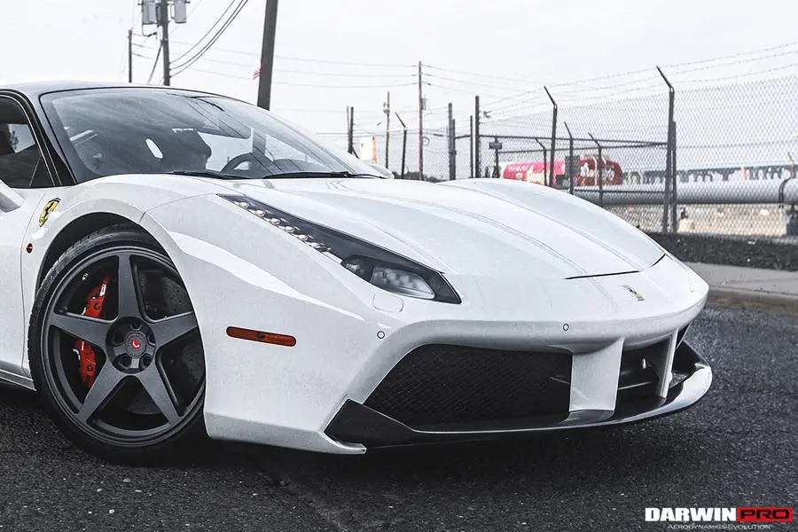 Darwinpro 2015-2019 Ferrari 488 Gtb/Spyder Carbon Fiber Front Lip 1