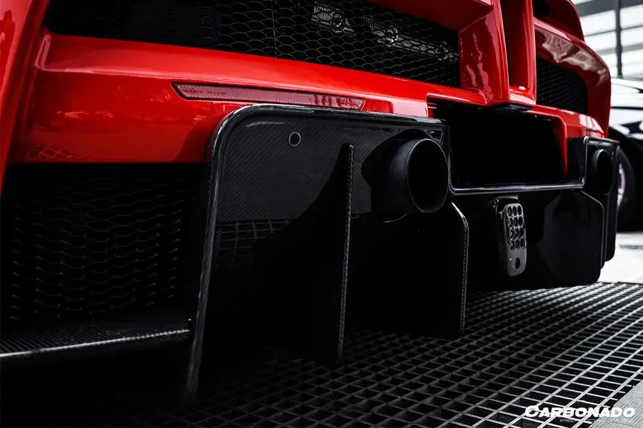 Carbonado 2015-2019 Ferrari 488 Gtb/Spyder Msy Style Rear Bumper 1