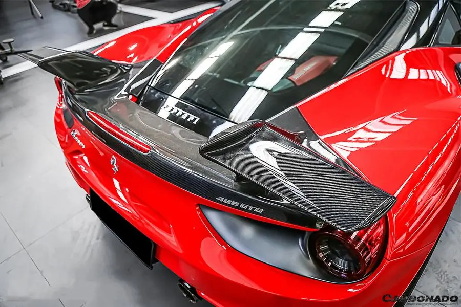 Carbonado 2015-2019 Ferrari 488 Gtb/Spyder Msy Style Trunk Spoiler 1