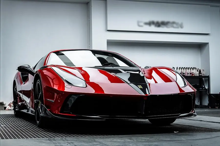 Carbonado 2015-2019 Ferrari 488 Gtb/Spyder Msy Style Front Bumper 1
