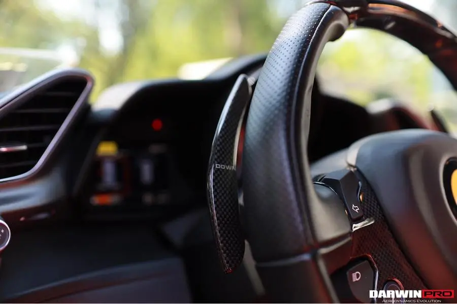 Darwinpro 2015-2019 Ferrari 488 Gtb/Spyder Dry Carbon Fiber Paddles Shift 1