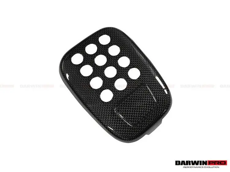 Darwinpro 2015-2019 Ferrari 488 Gtb/Spyder Dry Carbon Fiber Rear Black Light Cover 1