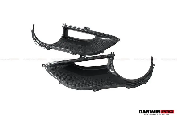 Darwinpro 2015-2019 Ferrari 488 Gtb/Spyder Dry Carbon Fiber Rear Light Satellite Covers 2