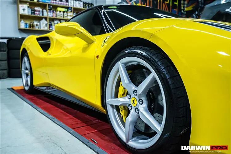 Darwinpro 2015-2019 Ferrari 488 Gtb/Spyder Carbon Fiber Side Skirts 1