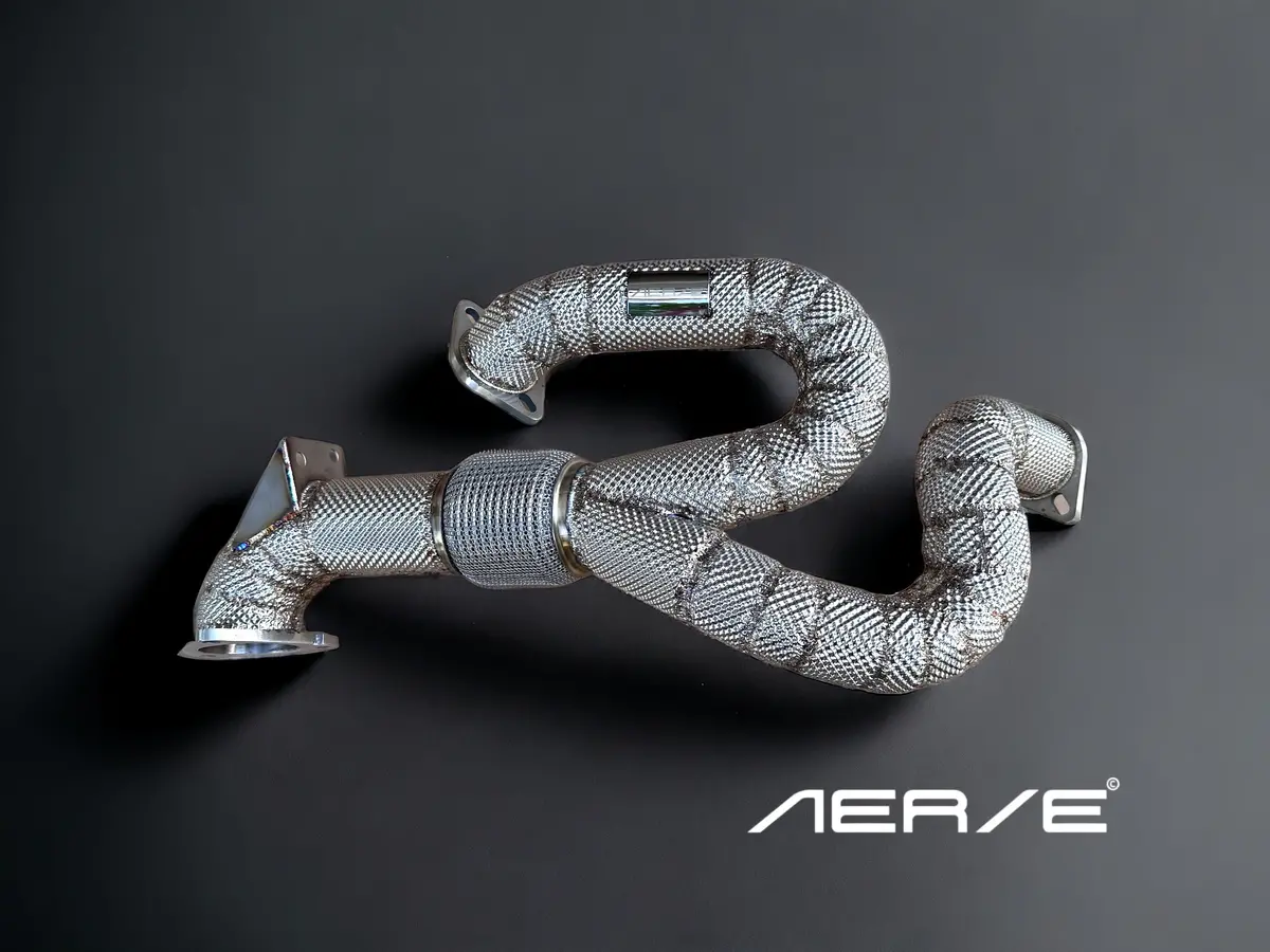 Aerie Performance Lotus Emira V6 Heat Insulation Y-Pipe 1