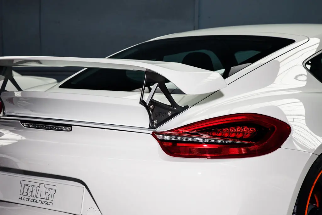 Techart Rear Spoiler Ii For Porsche 981 Cayman 1