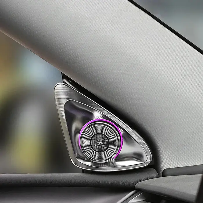 Tesery 4D Rotating Led Ambient Tweeter Speakers For Model Y Juniper / Model 3 Highland 4