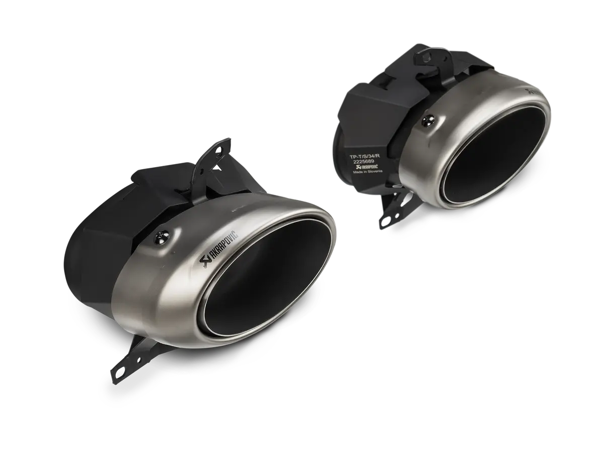 Akrapovic Porsche 911 Turbo / Turbo S (992) 2020 Tail Pipe Set (Titanium),Tp-T/S/34 1