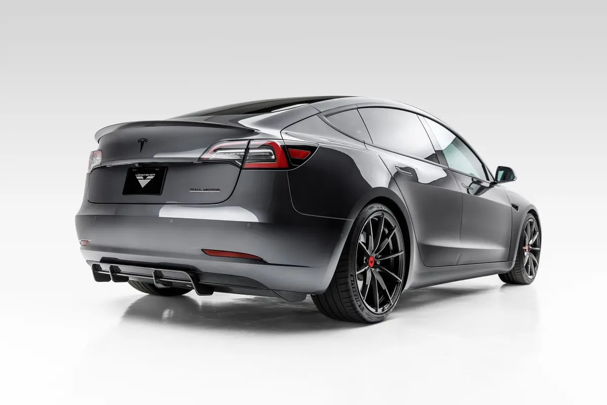 Vorsteiner Tesla Model 3 Volta Aero Rear Diffuser 1