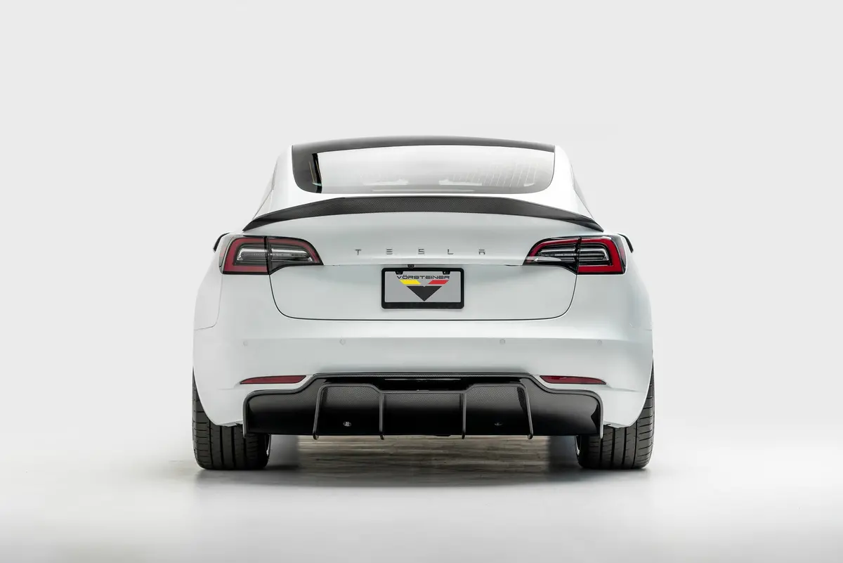 Vorsteiner Tesla Model 3 Volta Aero Rear Diffuser *Track Edition* 1