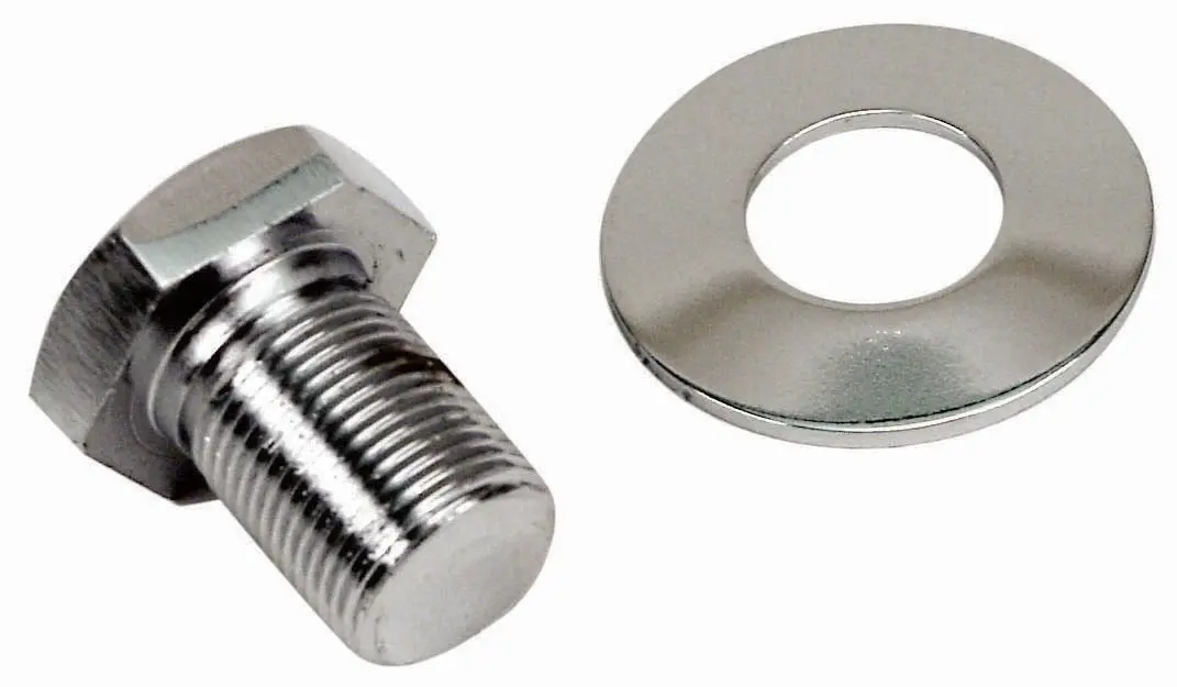 Chrome Bolt & Washer Set, For Bolt-In Sand Seal Pulleys 1