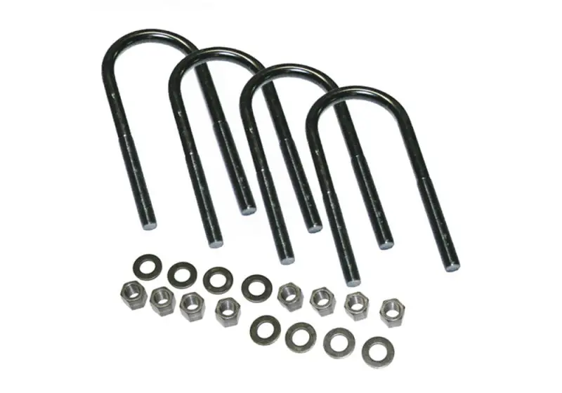 Superlift Heavy-Duty U-Bolt Kit – 5/8" X 3-1/4" X 17", Large Radius, Includes Hardware 1