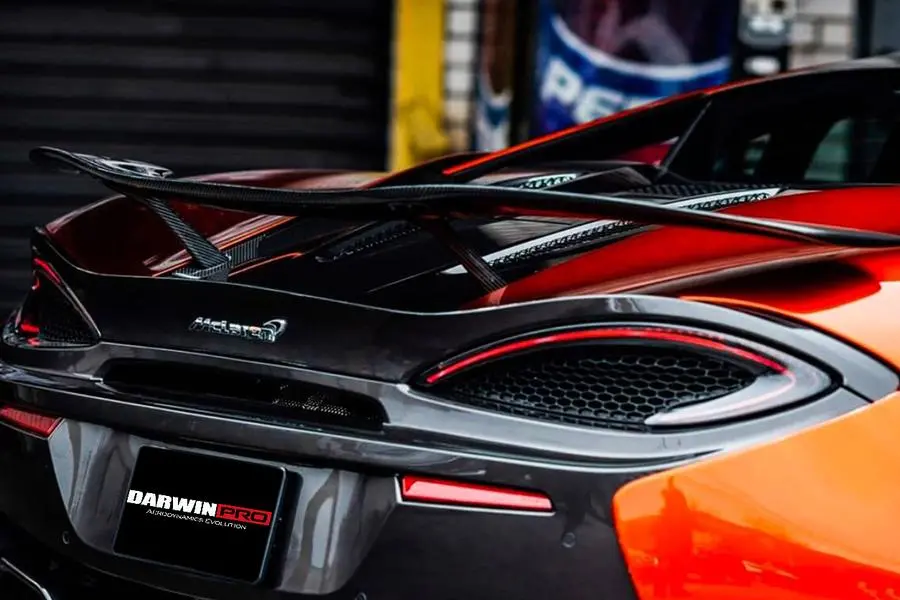 Carbonado 2015-2020 Mclaren 540C / 570S Gt Carbon Fiber Rear Wing Spoiler 1