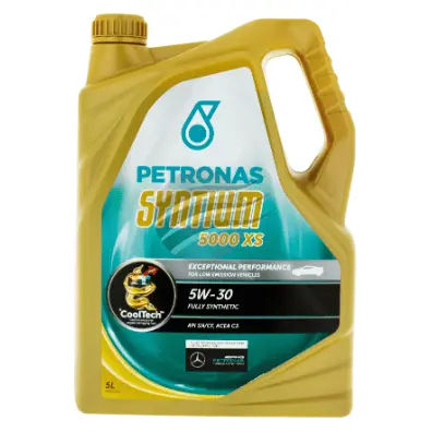 Petronas 5Ltr 5W-30 Syntium 5000 Xs Dexos 2 Sn Cf C3 Engine Oil 1