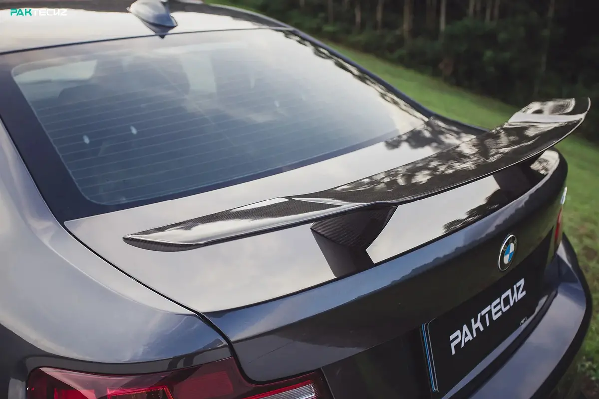 Paktechz Carbon Fiber Rear Gt Wing Spoiler For Bmw M2 F87 1