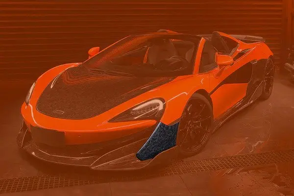 Darwinpro 2018-2021 Mclaren 600Lt Carbon Fiber Front Bumper Side Splitter 1