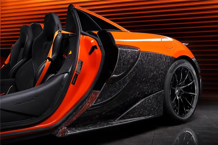 Darwinpro 2018-2021 Mclaren 600Lt Carbon Fiber Quarter Panel Side Scoops 1