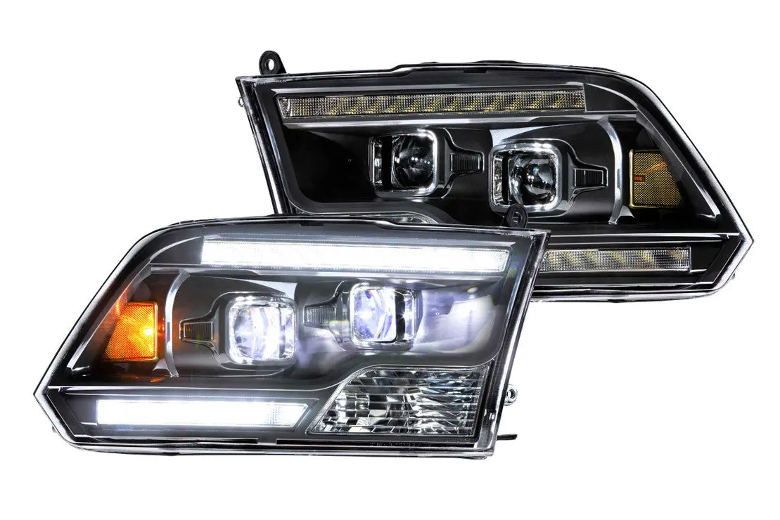 Dodge Ram (09-18): Xb Hybrid Led Headlights 1