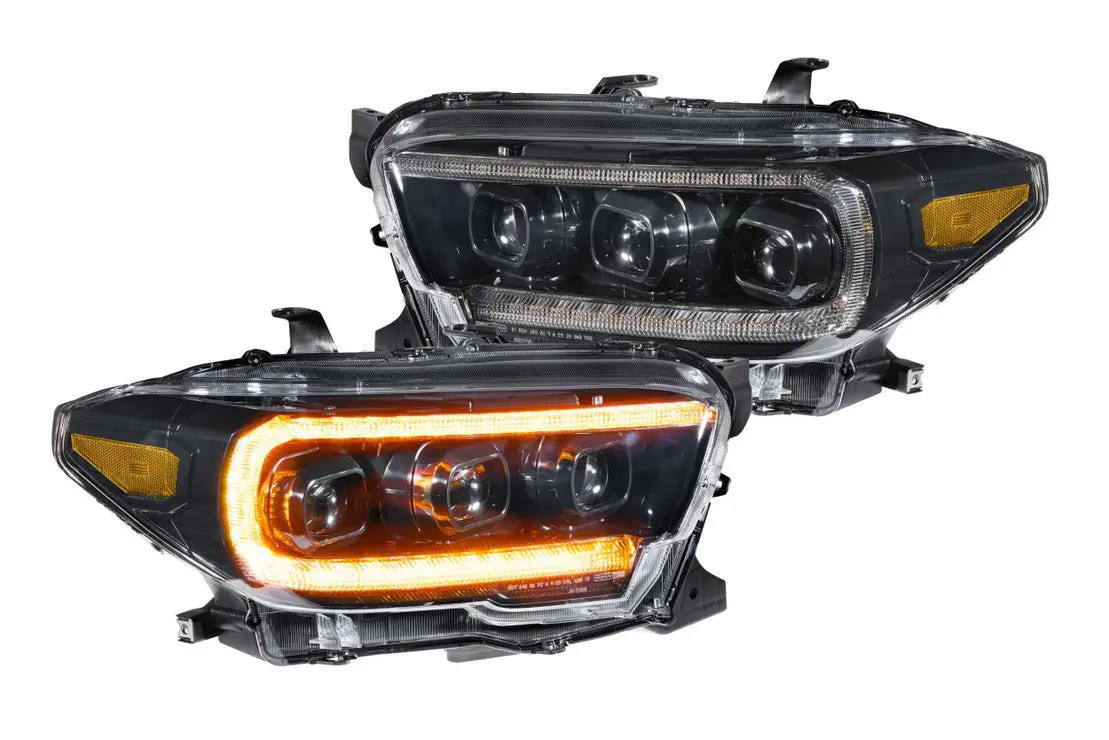 Xb Led Headlights: Toyota Tacoma (16-23) (Pair / Asm / Amber Drl) (Gen 2) 1