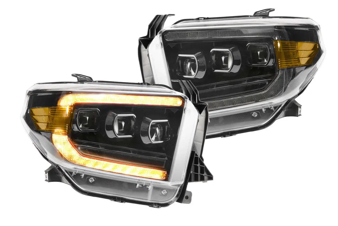 Xb Led Headlights: Toyota Tundra (14-21) (Pair / Asm / Amber Drl) (Gen 2) 1