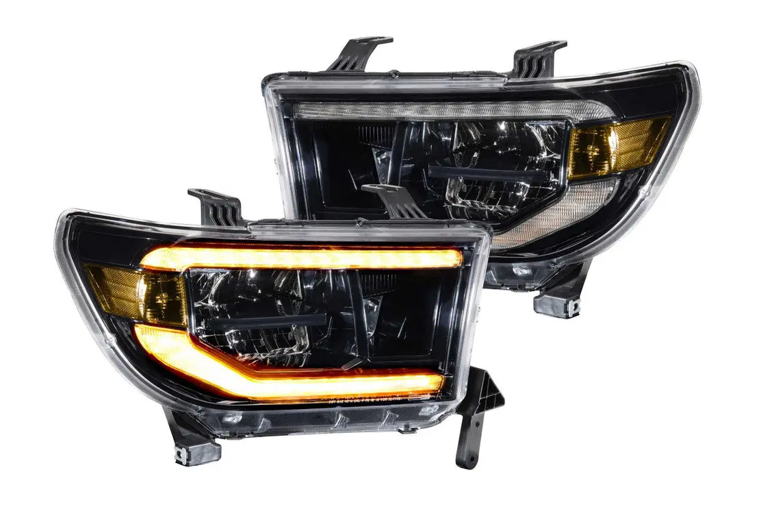 Xb Led Headlights: Toyota Tundra (07-13) (Pair / Asm / Amber Drl) 1
