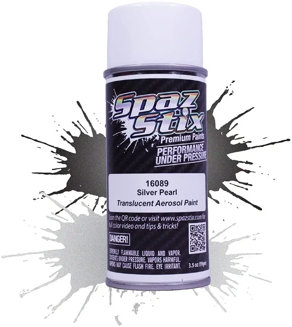 16089 Silver Pearl Translucent Aerosol Paint 3.5 Oz Bottle 1