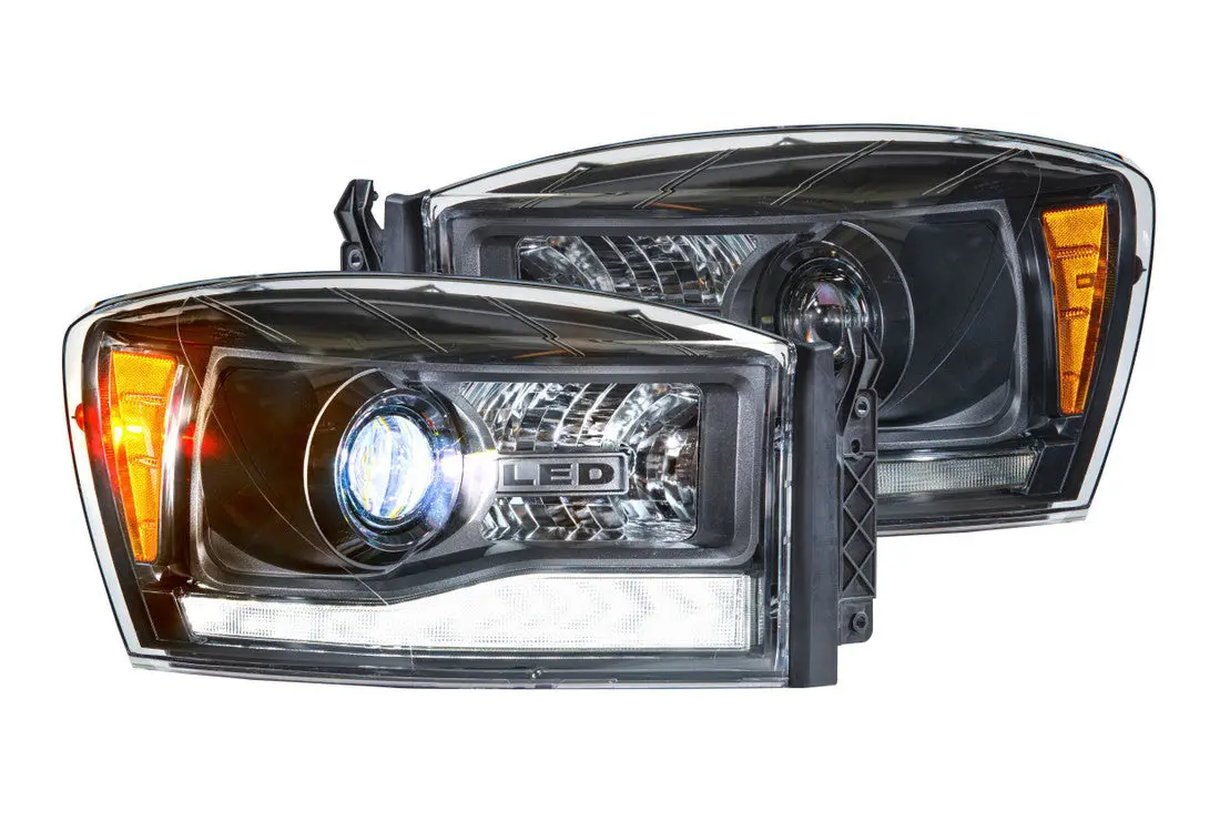Dodge Ram (06-08): Xb Hybrid Led Headlights 1