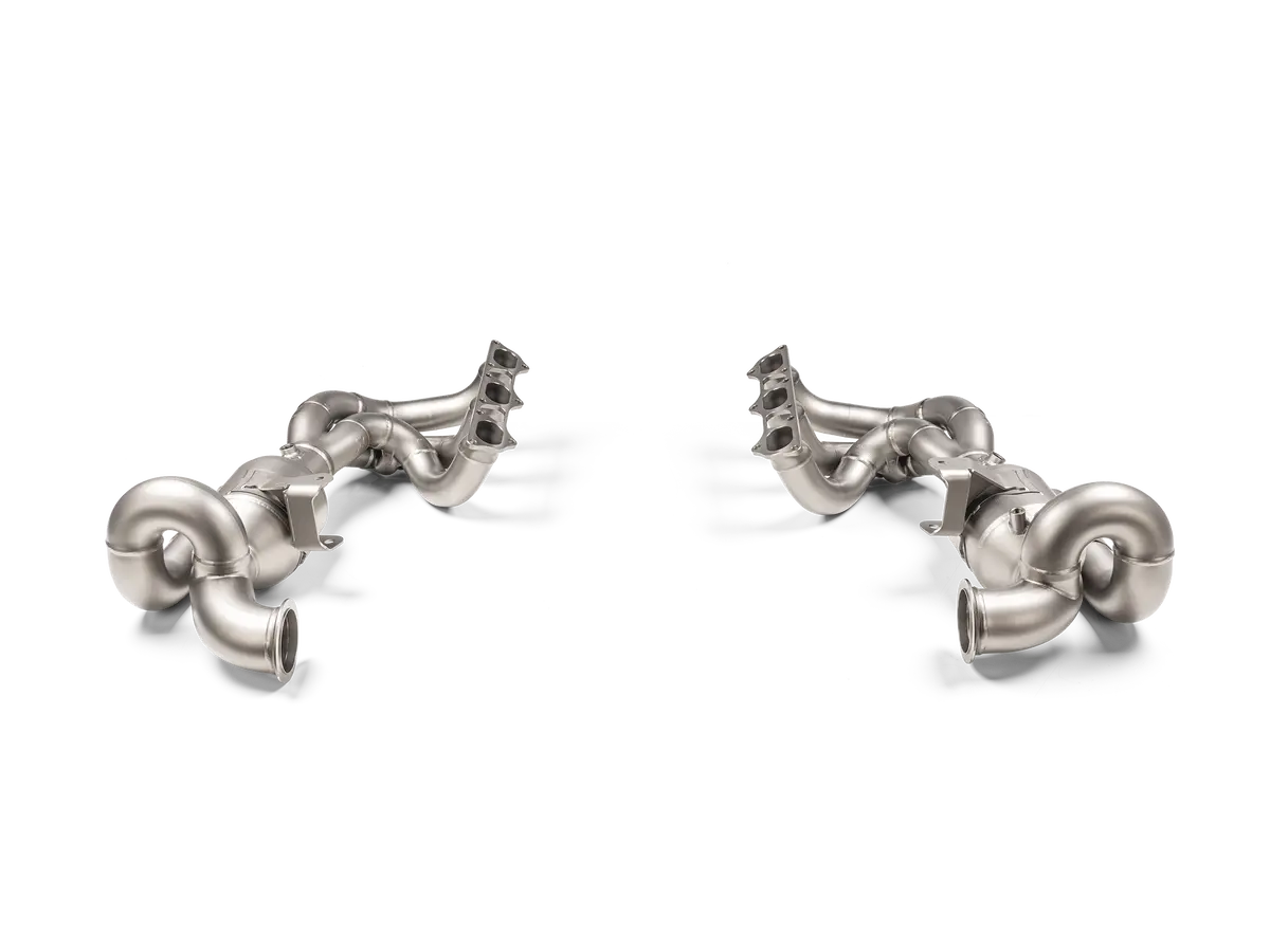 Akrapovic Evolution Header Set (Titanium) For Porsche 911 992 Gt3 / Gt3 Touring 2024+ (E-Po/T/7) 1
