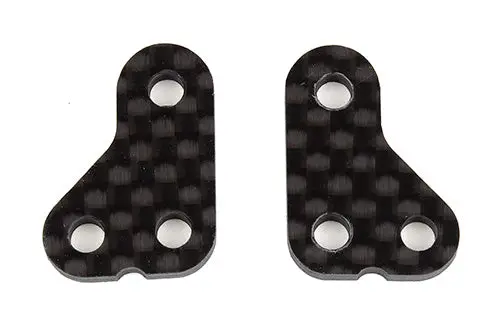 71144 Rc10t6.2 Steering Arm, +1Mm, Carbon Fiber 1