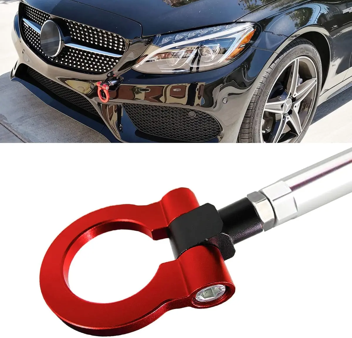 Aluminum Tow Hook Kit For Mercedes-Benz 1