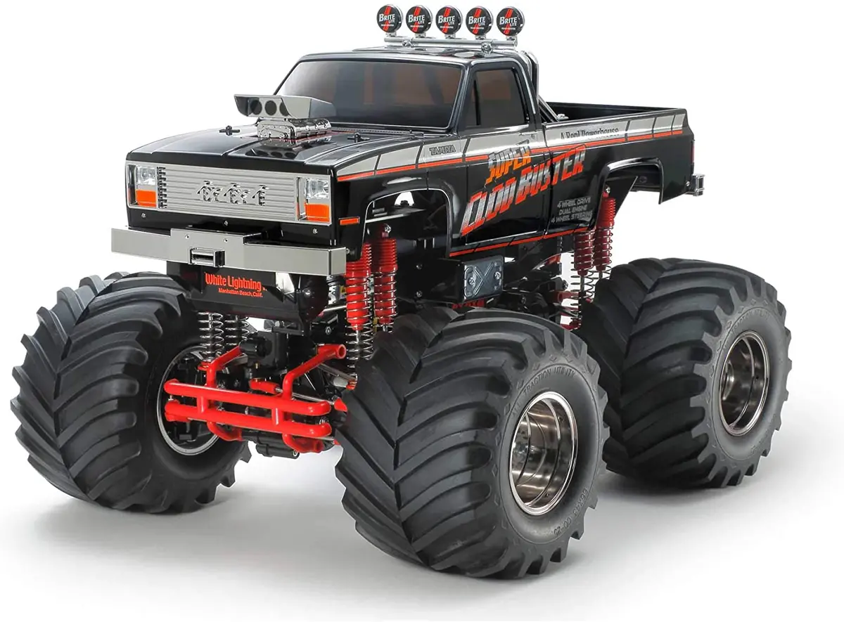 Tam47432 1/10 Rc Super Clod Buster Black Le 1