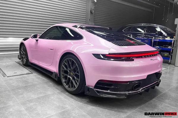 Darwinpro Porsche 911 992 Carrera/Targa S/4/4S Bkss Style Carbon Fiber Rear Lip Spoiler 2