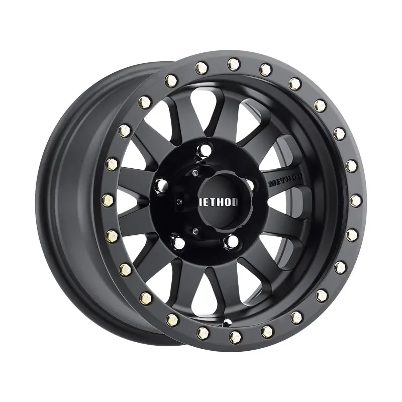 Method Mr304 Double Standard 20X10 -18Mm Offset 5X5 94Mm Cb Matte Black Wheel 1
