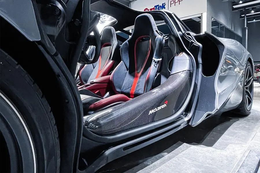 Darwinpro 2017-2020 Mclaren 720S Dry Carbon Fiber Door Sills 1