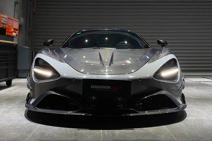 Darwinpro 2017-2021 Mclaren 720S Se²nwb Style Carbon Fiber Front Lip 1