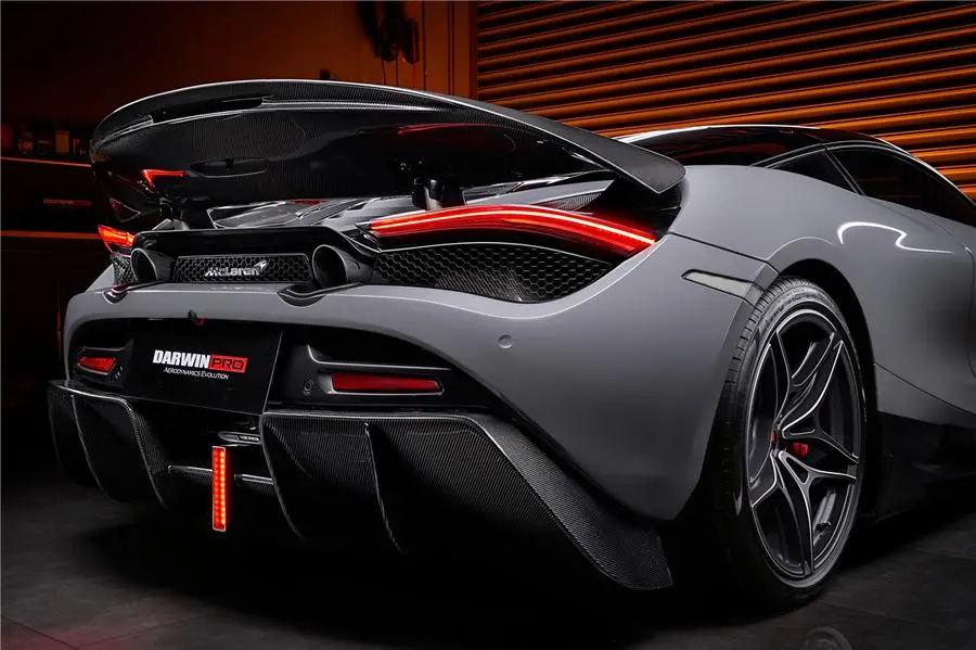 Darwinpro 2017-2021 Mclaren 720S Se²nwbii Style Carbon Fiber Rear Diffuser 2