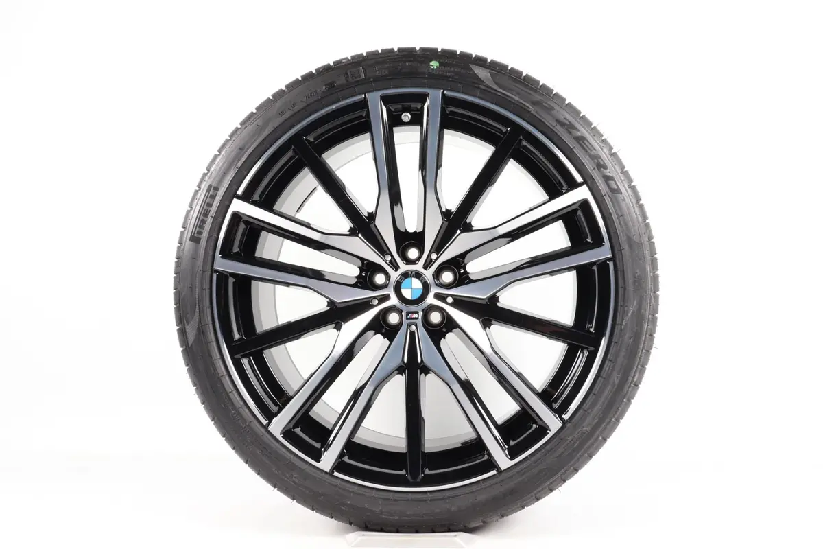 22” Bmw X5 / X6 742M M-Performance Oe Complete Wheels Set 1
