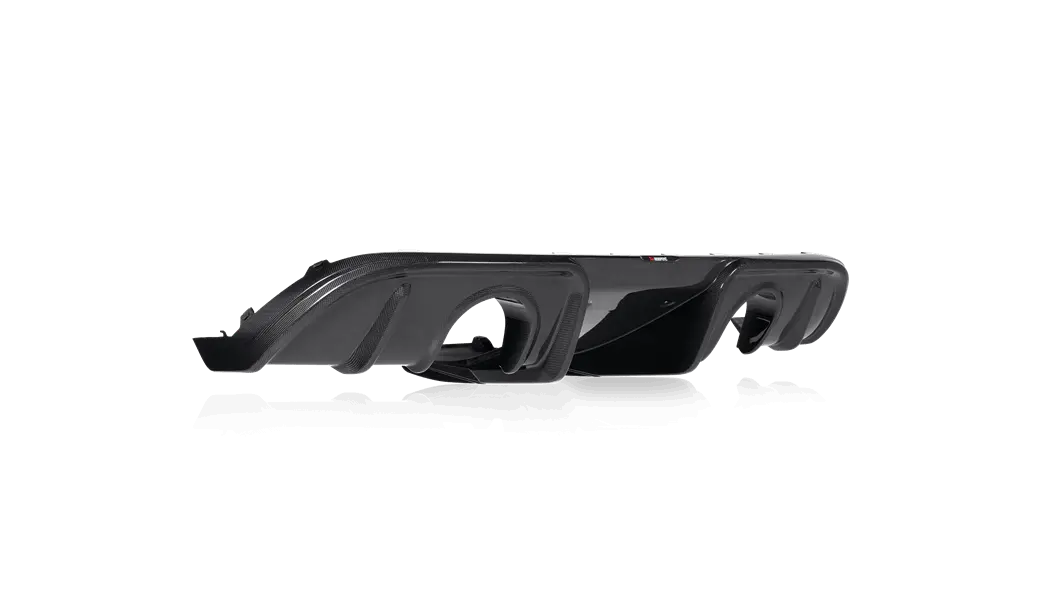 Akrapovic Porsche 718 Cayman Gts 4.0 / Boxster Gts 4.0  - Rear Carbon Fiber Diffuser - Matte / Gloss 1