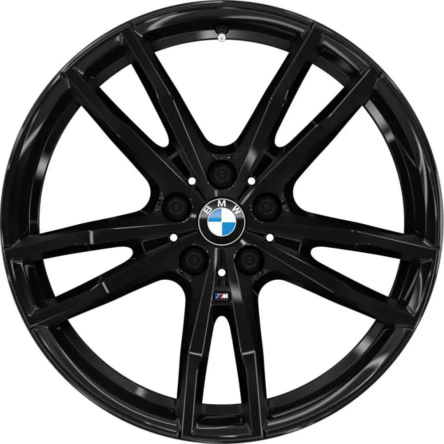 19” Bmw 3 Series 791M Oe M Performance Jet Black Wheels 1