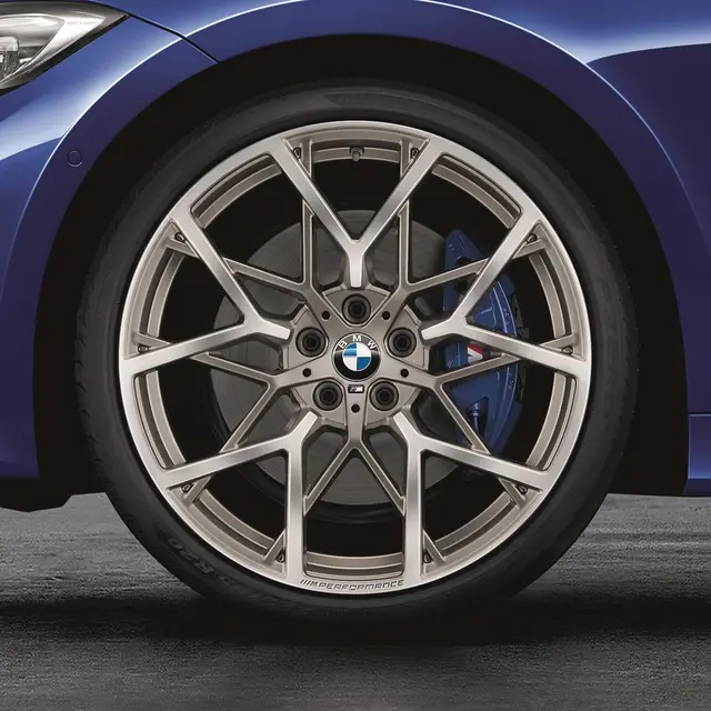 20” Bmw 4 Series G22 795M Oe Bi-Colour M Performance Forged Wheels Set 1