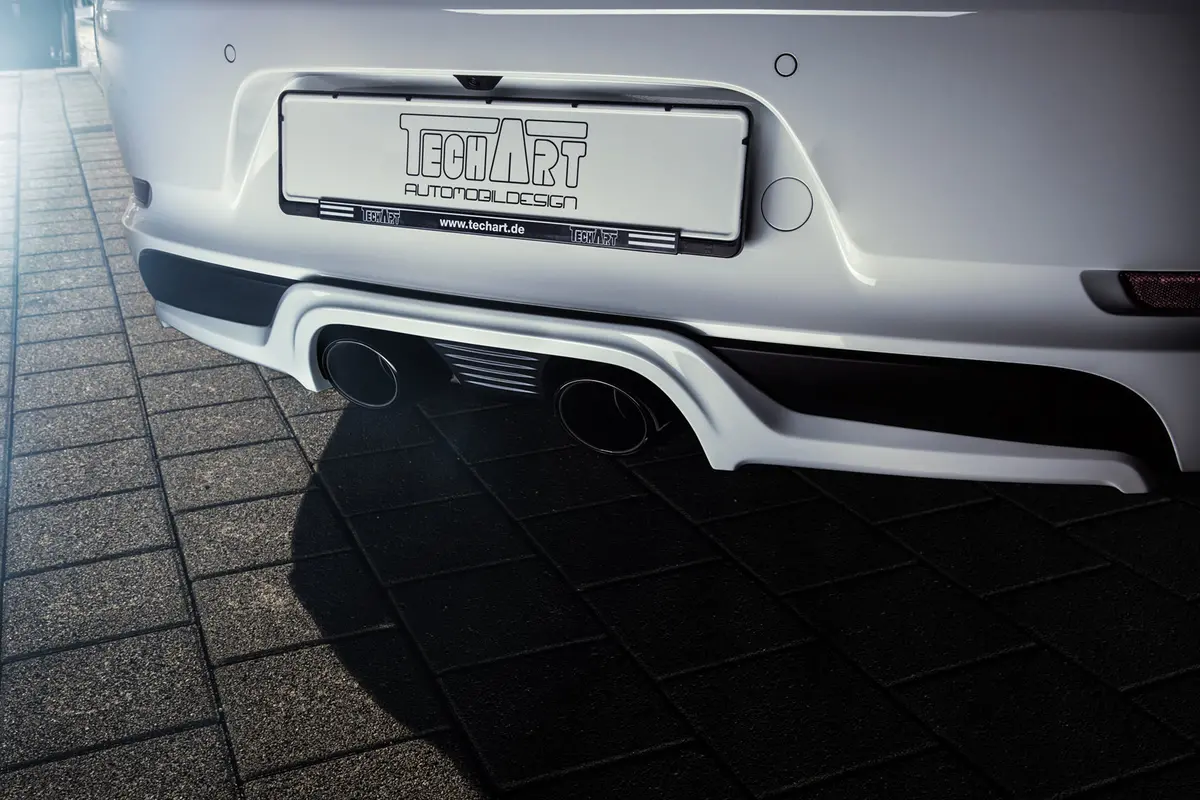 Techart Diffusor Add-On For Rear Apron For Porsche 991 911 Carrera From 2017+ 1