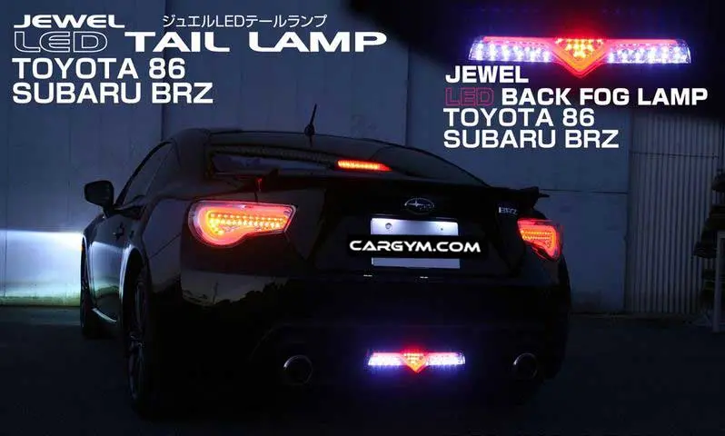 Valenti Smoked Led Rear Reverse Foglight Toyota Gt86 Scion Fr-S 1