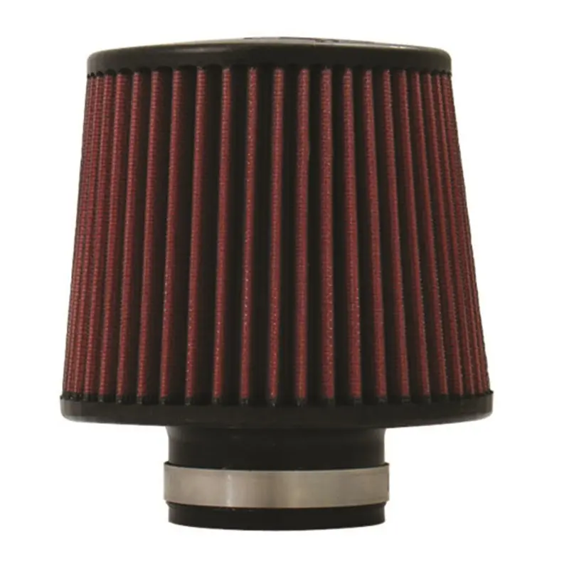 Injen High-Flow Replacement Air Filter – 2.5" Diameter, Black, 6" Base / 5" Height / 5" Top 1