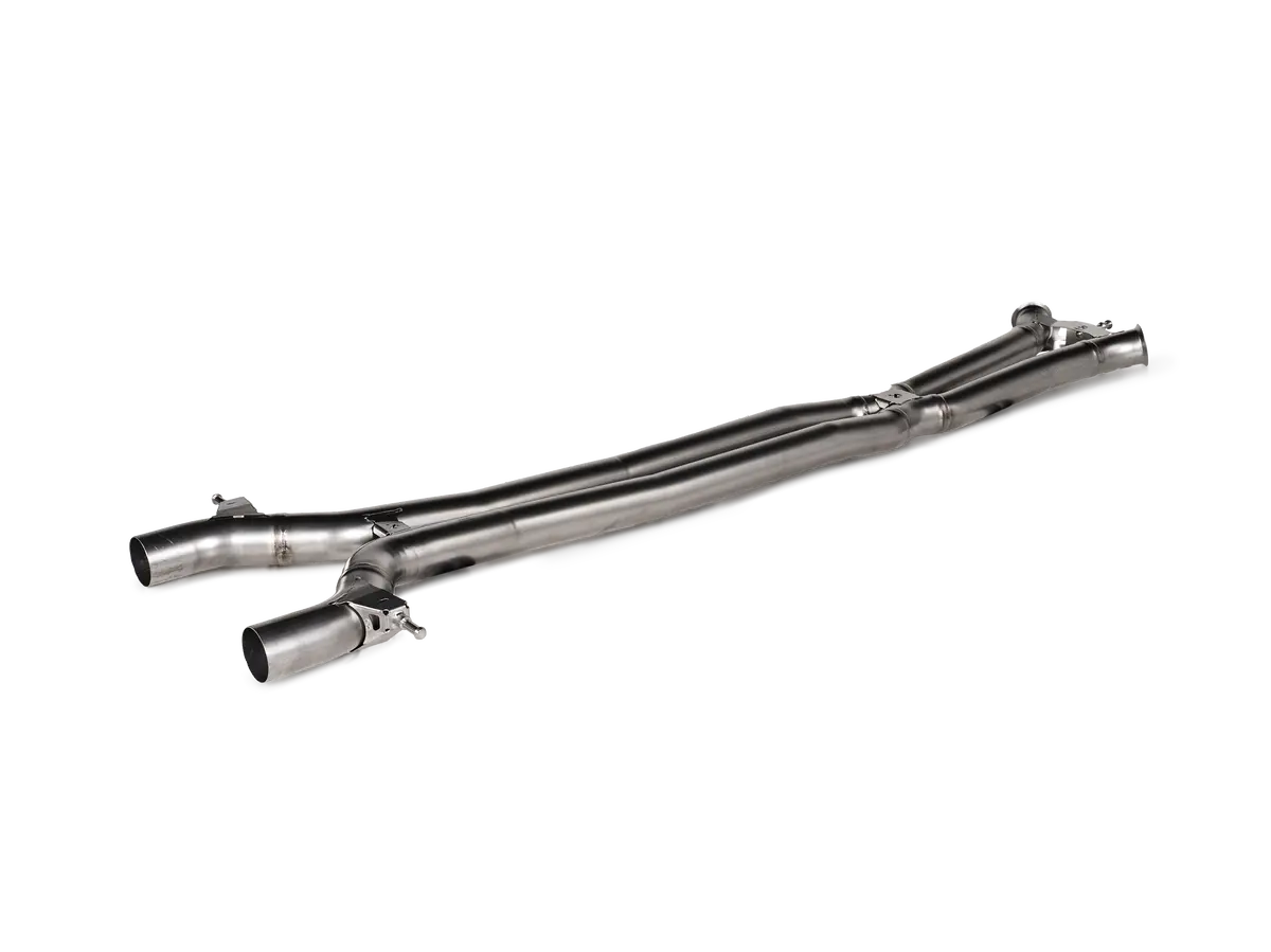 Akrapovic Link Pipe Set (Titanium) For Porsche Panamera / 4 / 4 E-Hybrid / 4S E-Hybrid / Gts / Turbo E-Hybrid / Turbo S E-Hybrid (976) 1