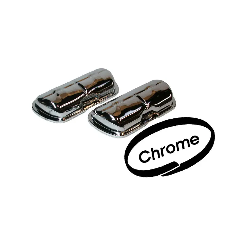Chrome Valve Covers, Clip On 1